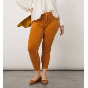 anthropologie plus size PILCRO high-rise skinny size 22w